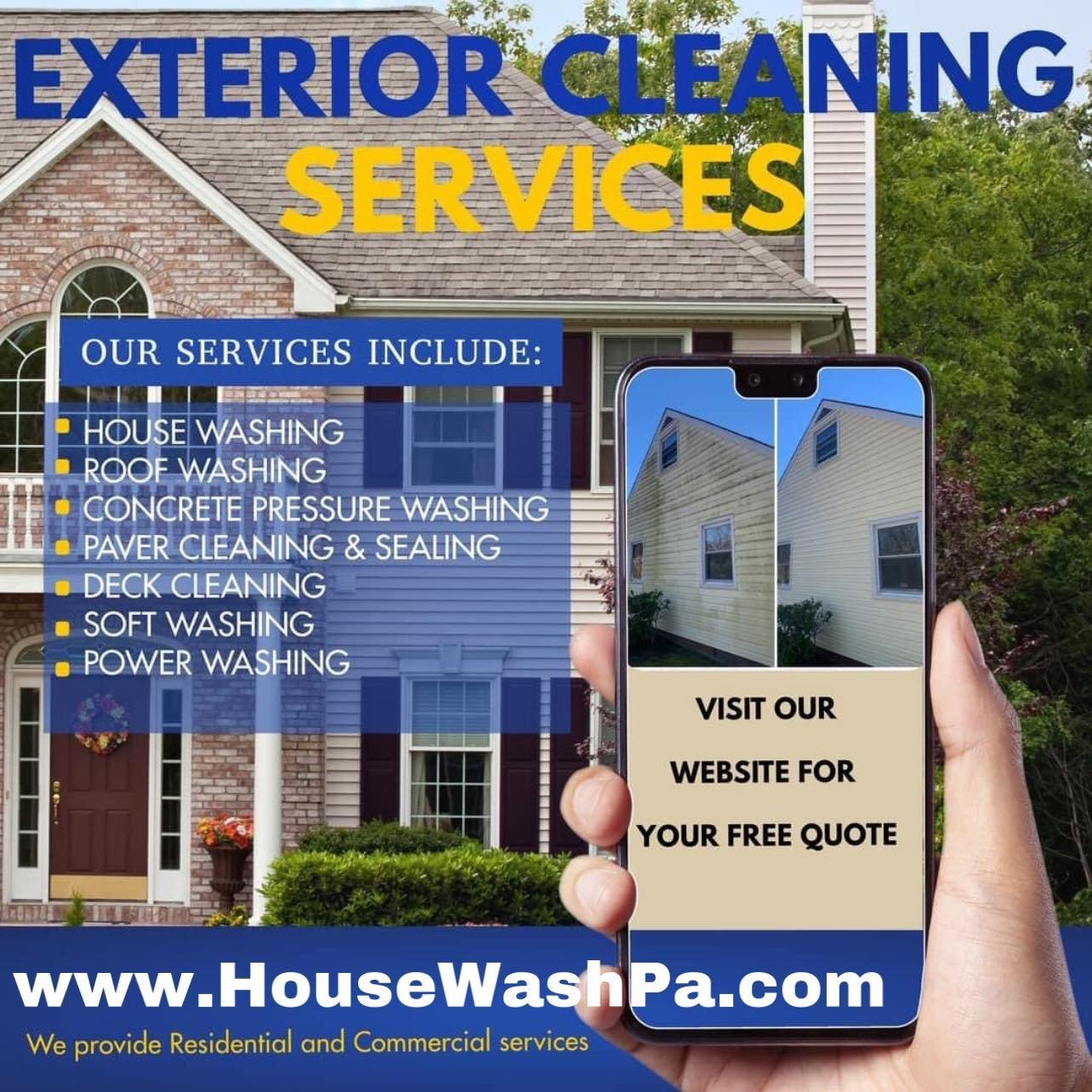 House Wash PA Pressure Wash House Wash PA Pressure Wash